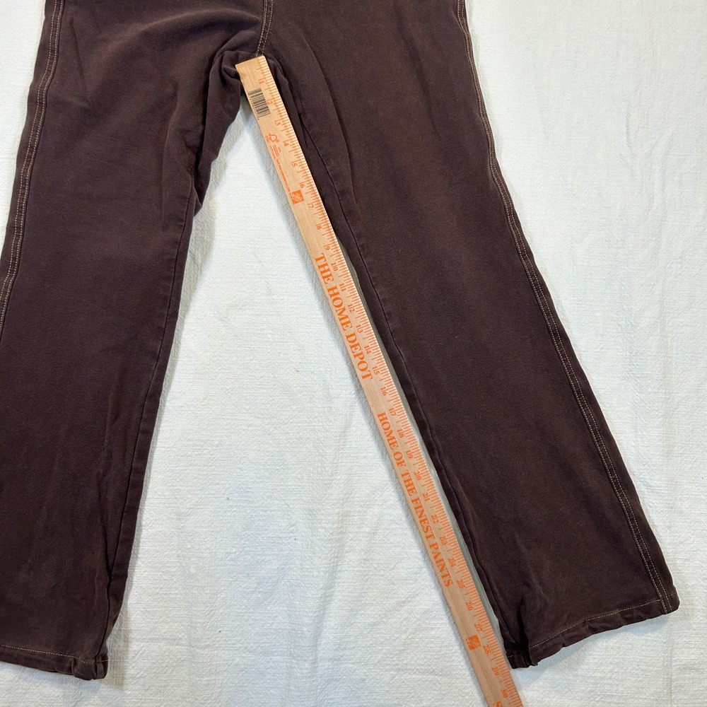 Coldwater Creek Brown Straight Leg Stretch Corduroy Pants Mid Rise Size 8 - Picture 5 of 13